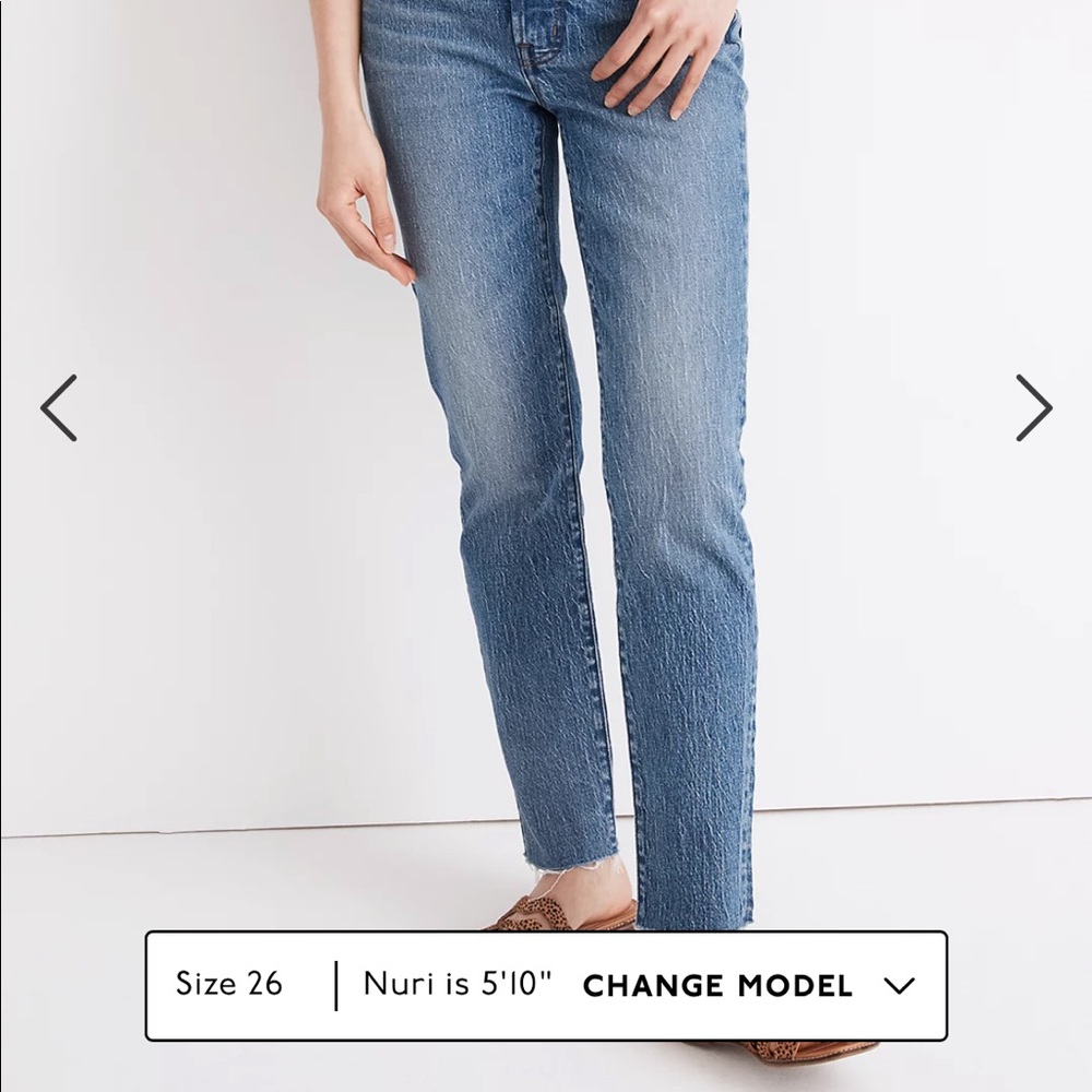 Madewell mid rise perfect vintage jeans